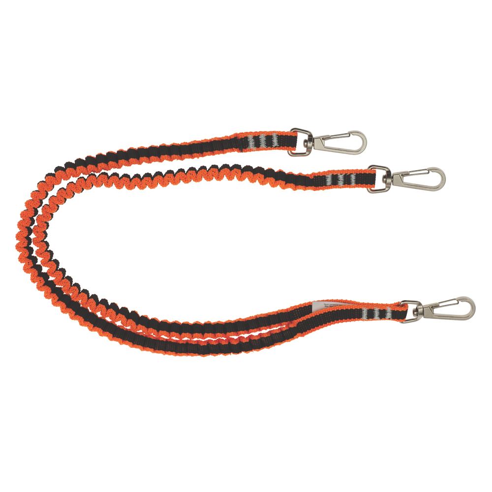 Twin Tail Tool Lanyard With 3 X Swivel Snap Hooks