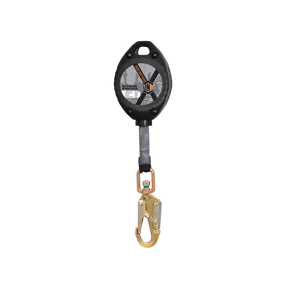 Self Retractable Loq-Bloq Webbing Lanyard 3.5M