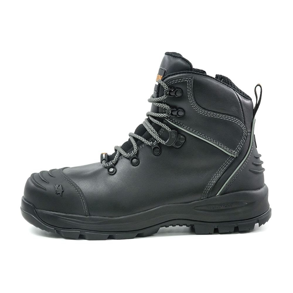 XT Zip Side Lace Up Safety Boot - Bison